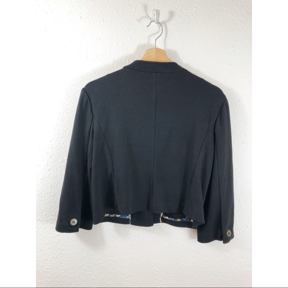 Cartonnier Anthropologie Black All Along Jacket L - Picture 3 of 8
